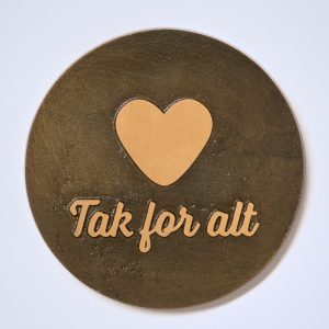 Tak for alt - bronze